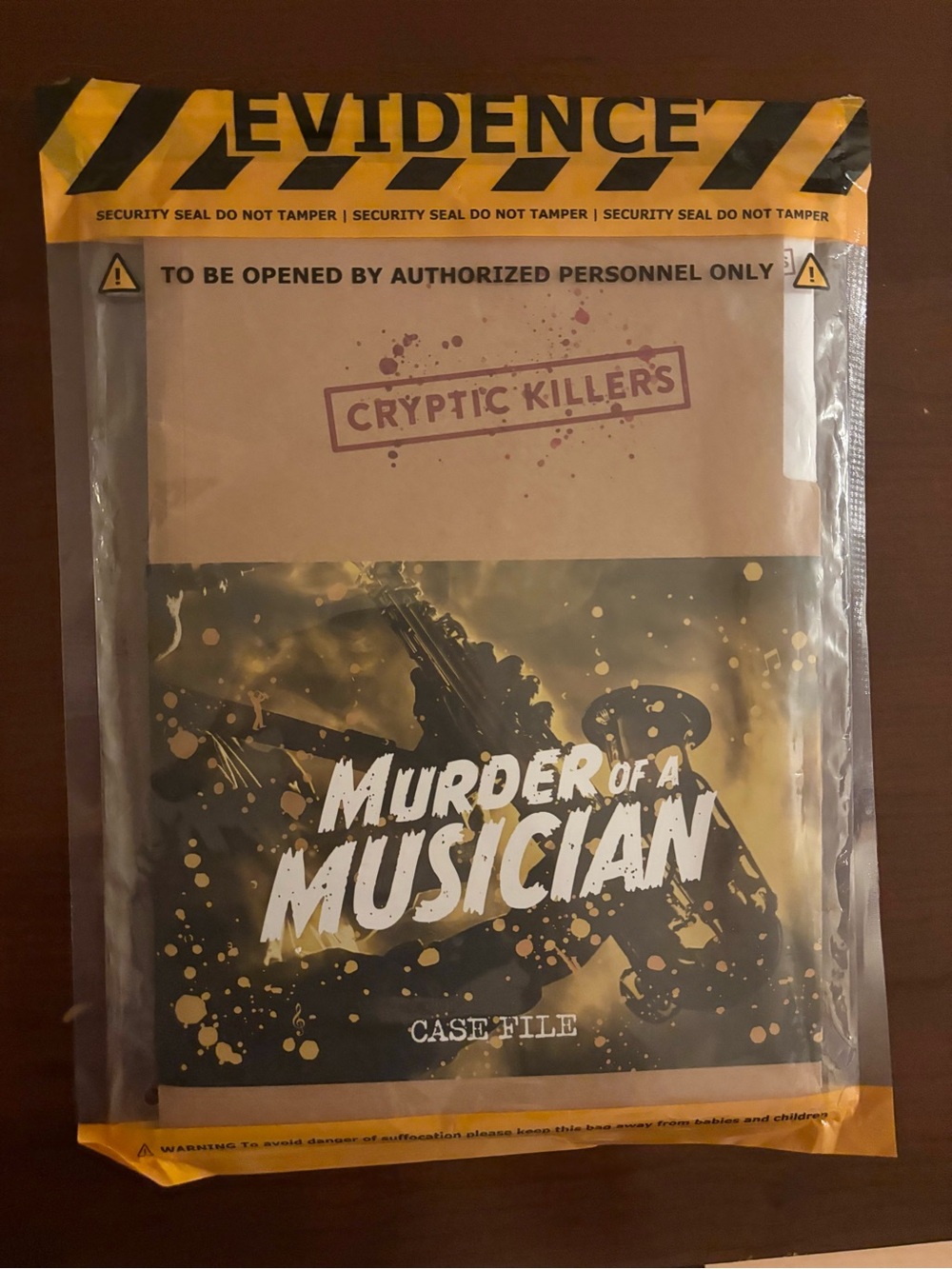 Cryptic Killers: Murder of a Musician Murder Mystery Game